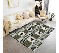 Animal Elk 3D Printing Soft Children'S Room Carpet 180 X 280 Cm - Low Pile Non-Slip Area Rug - Washable - Anti-Stain, Non-Shedding: Nmentally Friendly - Easy To Clean - Polyester -9691442861480