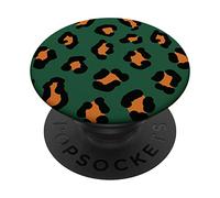 Animal Emerald Green Cheetah Print Leopard Design PopSockets Swappable PopGrip