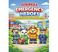 Animal Emergency Heroes: A Fun Coloring Book About Helping Heroes (Animal Heroes Collection)