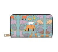 Animal Enlightenment Collection Wallet Hand-Held Coin Purse Fashionable and Versatile Long Can Hold Mobile Phones Coins Keys