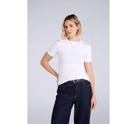 Animal Evo Women's Ribbed T-Shirt - White - White - Size: 6
