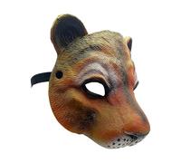 Animal Face Cover, Realistic Jungle Costumes, Clothing Accessories for Families, Adults, Theatre Performance, Christmas Holiday, Photo , Party Stage, Friends with Tiered Hair Colours and Handp