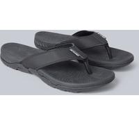 Animal Fader Mens Flip Flops - Black