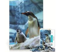 Animal Family 1000-piece Jigsaw Puzzles Brain Focus Game Expert Cutting Craftsmanship Fascinating Hobby for Idle Moments (38x26cm)