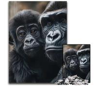 Animal Family Jigsaws 1000 Pieces for Adults Puzzles for Adults for Family And Friends Suitable for Ages 1000 PCS(75x50cm)