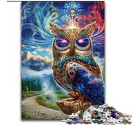 Animal Fantasy Owl Jigsaw Puzzles for Adults 1000 Jigsaws, Fun Games Wall Decoration Unique Birthday And Xmas Gifts (50x75cm)