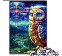 Animal Fantasy Owl JigsawPuzzle 1000 Pieces for Teenagers, Educational Family Game Suitable for Desktop Decoration (26x38cm)