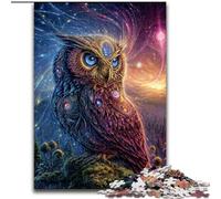 Animal Fantasy Owl Puzzles for Teenagers Teens 1000pc Puzzle, Family Game Stress Reliever Difficult Challenge Gifts for Friends And Family (50x75cm)
