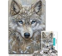 Animal Fantasy Wolf Jigsaw Puzzles for Adults 1000 Pieces,Challenging Game And Family Play for Is Ideal As A Gift for The Whole Family 50x75cm