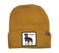 Animal Farm Beanie Hat with Front Patch - female - Goorin Bros - Accessories - Yellow - ONE SIZE - Accessories ONE SIZE