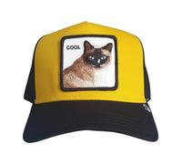 Animal Farm Cool Cat Trucker Cap - female - Goorin Bros - Hats & Caps - Yellow - ONE SIZE - Accessories ONE SIZE