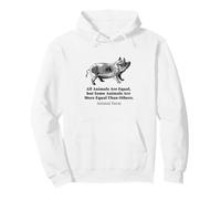 Animal Farm Design, Dystopian Power, Orwellian Prediction Pullover Hoodie