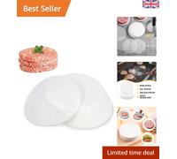 Animal Fat-Free Non-Stick Burger Press Papers - 500 Wax Discs for Grilling
