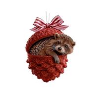 Animal Figure - Acrylic, 3.15 Inch Animal Pendant Flat 2D Design | Rustic Christmas Display Hangable, Holiday Pendant for Shelves, Doors, Walls, Living Rooms, Bedrooms, B