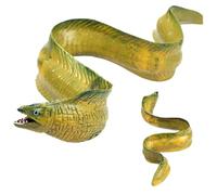 Animal Figures 9x3x2" Realistic Plastic Eel Sea Animal Toys for Science Project & Cake Topper, Early Educational Sea Creatures Toys for Kids Toddlers Age 3 4 5