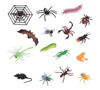 Animal Figures Realistic Plastic Insect Toys for Science Project & Cake Topper, Practical Early Educational Bug Toys for Toddlers Kids Age 3 4 5 Animal Figures for Toddlers 1-3 Insect Playthings
