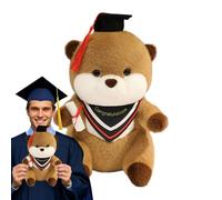 Animal finally filled, final plan - Sweet sweet room decoration - Plush completion -MofTier with graduation hat for graduates for adults Christmas birthday party