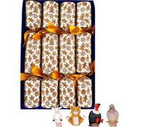 Animal Finger Puppet Christmas Crackers, set of 4, Gingerbread Men design