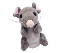Animal Finger Puppets, Plush Mouse Puppet Set, 9 cm Soft Stuffed Hand Finger Toy Size Interactive Play System Lightweight Wearable Design, Storytelling Role Play Accessory, Kids Christmas
