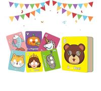 Animal Flash Cards - Educational Alphabet Toys - Preschool Learning Activities for Reading Practice Vocabulary Building Letter Recognition Classroom