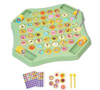 Animal Flip Chess Memory Game, Animal Memory Match Game Easy Matching Chess Board Game, Educational Interactive Toy for Kids Teens Adults, 2 Player Family Party (Animal)