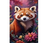 Animal Flowers 500 Piece Jigsaw Puzzle for Adults, Creativity, Challenging and Difficult Puzzle, Brain Teaser Puzzles for Adults 500 Pieces for The Whole for Women, Men