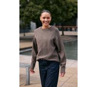 Animal Fluffy Womens Jumper - Brown - Brown - Size: L