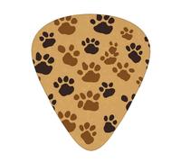 Animal Footprints Guitar Plectrums, 12 Pcs Lightweight Guitar Plectrums, 0.46mm/0.71mm/0.96mm Thickness For Acoustic Guitar Acoustic Electric Guitar Ukulele Bass