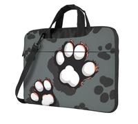 animal footprints Print Laptop Bag 14 inch, Laptop Case Sleeve Business Messenger Bag with Adjustable Shoulder Strap for Men Women to Work Travel School