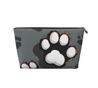 Animal Footprints Printed Travel Toiletry Bag - Handbag Organizer, Purse Organiser Insert Handbag,Inner Storage Bag in Bag with Zipper Bag