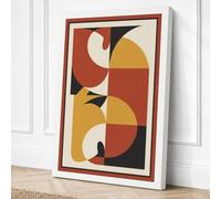 Animal Forms Geometric Canvas Wall Art Print 24x16 Inch (61 x 41 cm)