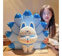 Animal Fox 3D Art Micro Blocks Set for Adults, 15000+PCS Unique Building Kit for Home & Office Table Display, Creative DIY Craft Project, Ideal Birthday for Adults