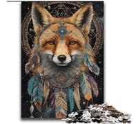 Animal Fox Art Jigsaw Puzzles for Adults Teenagers Jigsaws Puzzle, Challenging Game And Family Play Artists Collection, Fine Art for Age 14 Years Up (70x100cm)