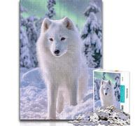 Animal Fox Art Jigsaw Puzzles for Teenagers 1000 Pieces,Challenging Game And Family Play with Fully Interlocking Randomly Shaped Pieces (50x75cm)