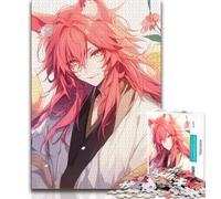 Animal Fox Man 1000 Piece Jigsaw Puzzle for Adults Teens,Staycation Kill Time Every Piece Is Unique - Challenging Family Fun Game (38x26cm)