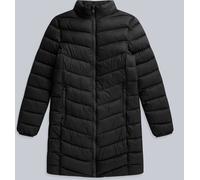 Animal Frankie Womens Longline Padded Jacket - Black - Black - Size: 10