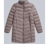 Animal Frankie Womens Longline Padded Jacket - Taupe - Taupe - Size: 10