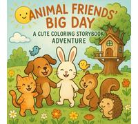 Animal Friends' Big Day - A Cute Coloring Storybook Adventure: The Coloring Book Of Animals , forest animal | Educational Coloring Books for Kids | | ... | gift for Vacations,Holidays and Relaxation