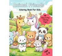 Animal Friends: Coloring Book For Kids