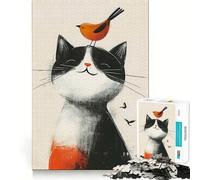 Animal Friendship 1000 Pieces Puzzles for Teenagers Mind Boost Fun High Accuracy Cutting Craft Calming Mental Break Activity (50x75cm)