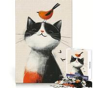 Animal Friendship Adults Puzzles 1000 Piece Jigsaws Brain Development Leisure Activity Clean Join Joyful Xmas (38x26cm)