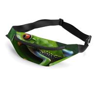 Animal Frog Green Leaf Leaves Fanny Pack Fanny Packs for Women Men Waist Bag Mens Fanny Pack Womens Fanny Pack Fanny Pack Men Running Fanny Pack Small Fanny Packs for Women, style, 36*15cm
