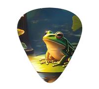 Animal Frog Guitar Picks Gift Set - Smooth Durable Plectrums For Acoustic, Electric & Bass Guitar, Perfect Present For Guitar Lovers & Musicians