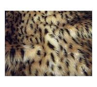 Animal Fun Faux Fur Fabric Material - Cheetah, 1Mtr - 150cmx100cm