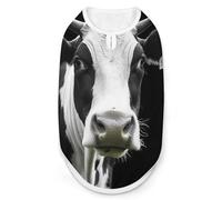 Animal Funny Cow Head Dog Shirt Quick Dry Breathable Pet T-Shirt Soft Stretchy Sleeveless Vest Dog Apparel M