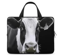 Animal Funny Cow Head Laptop Bag Durable Laptop Sleeve Water-Resistant Notebook Bag for Computer Or Tablet