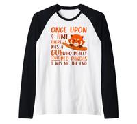 Animal Funny Guy Who Really Loved Red Pandas Raglan Baseball Tee