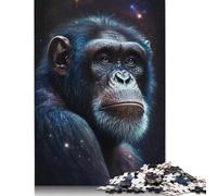 Animal Galaxy Monkey 500 Piece Jigsaw Puzzle for Adults Family Game Teens Jigsaw Puzzle 500pcs (52x38cm)