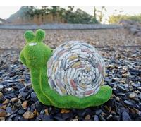 Animal Garden Ornament Moss Effect Flocked Grass Sheep Elephant Dog Snail Decor