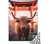 Animal Gate Nature Jigsaw Puzzle, 1000 Pcs Indoor Adult Game | 70x50cm Cardboard, Brain Workout, Tight Puzzle Fit, Adult Hobbyists, Stress Reduction